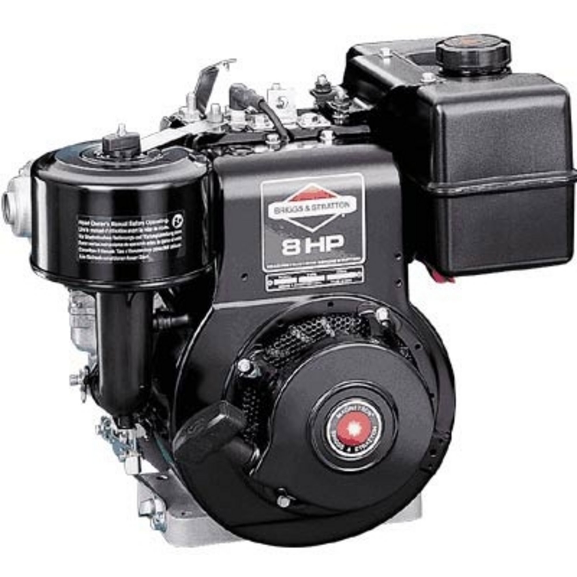 8 HP Briggs Engine with Recoil Start